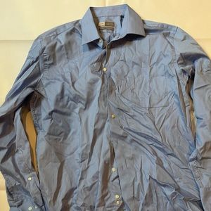 Joseph Abboud Slim Fit Carolina Blue Button Down Dress Shirt